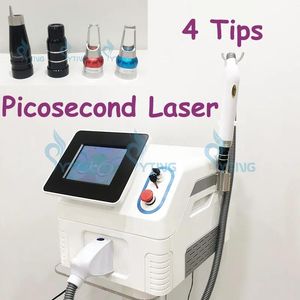 Maschine Pikosekunden Tattoo Entfernung Maschine 1064 nm 532 nm 755 nm 1320 nm Pico Laser Akne Behandlung Haut Verjüngung professionelle Carbon Peel B