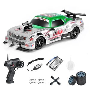 AE86 1 16 Racing Drift Samochód z pilotem Zabawki RC Highspeed Race Spray 4WD 24G Electric Sports Prezenty 240103