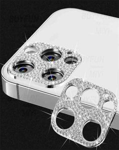 Okładka ochrony obiektywu Diamond Camera dla iPhone13 Pro Max Aifon Iphoen iPhone 13 Promax Mini Metal Protective Ring Coque Fundas H118326510