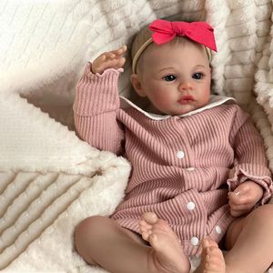 Dolls Dolls 19in Life Life Baby Baby Dolls 3D Skin LifeLike Reborn Baby Dolls Pisible Leagins Wresistic Reborn Dolls Toys for Collection 230426