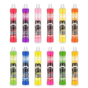 オリジナルのvapmod quizz qd30プラス使い捨てデバイスキット4000puffs充電式650mahバッテリー12ml PREFILD POD RGBライト付きパッケージボックス