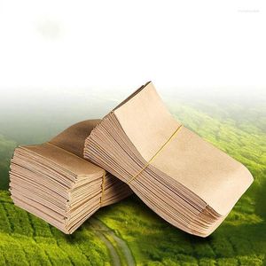 Storage Bags 100Pcs Kraft Paper Seed Protective Envelope Mini Envelopes Packets Garden Home