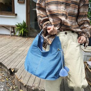 Evening Bags Denim Women Shoulder Bag Large Capacity Female Handbag Design Casual Big Totes Ladies Hand Cowboy Canvas Crossbody