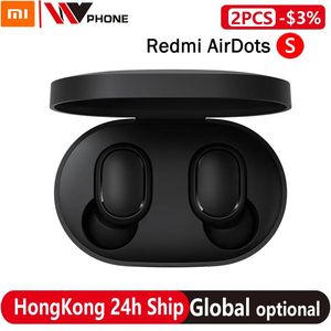 Earphones Xiaomi Redmi AirDots S Wireless Bluetooth 5.0 TWS Earphone Headset Left Right Low Lag Mode Mi True Wireless Stereo Auto Link