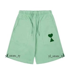 Amis Paris Designer Fashion Luxury Shorts Summer Amis Shorts Embroidery Printing Amis Little Love Shorts and Women High Quality Cotton 3698