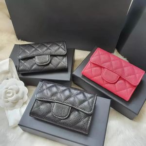 Wallets Genuine Leather Luxury Designers small cc purse wallet lambskin caviar key pouch Card Holders Coin Purses Key Wallets fashion zip