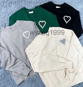 パリデザイナーの男性女性フード付きスウェットシャツde Coeur Red Heart Embroidery Phoodie Streetwear