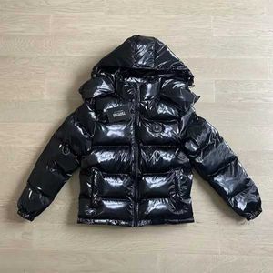 Trapstar Coat Autumn Winter Trapstar Mens Designer Bomber Jacket Hafted Kotek z kapturem Płaszcz Zapip D3