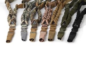 Others2 Tactical 1000d Single Point Sling ajustável Bungee Rifle Gun Sling Strap Tactical Single Point Gun Sling