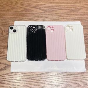 Противоударный чехол для телефона iPhone 15 14 Pro Max для Apple 13 12 11 XS Max 8 7 Plus Легкий тонкий ТПУ с приподнятыми углами, плетенный чехол с колонкой, задняя крышка, черный, розовый, прозрачный, белый