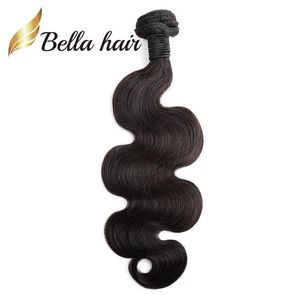 Wefts 834inch Peruvian Hair Weave 1 Bundle Body Wave Weft Natural Color Soft Smooth Human Hair Extensions