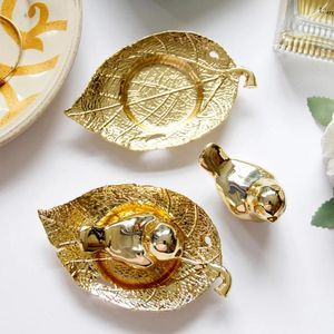 Bolsas de jóias 1 pc feminino bandeja de armazenamento elegante cermaic linda chave