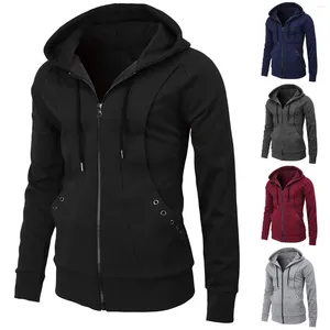 Erkek Hoodies Erkekler Erkekler Sonbahar Kış Kırüş Moda Sweatshirt Birden Farikasyon Ceket Hoodie Yıl