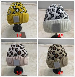 Designer Beanie Brand Caps for Women Men Winter Sticked Leopard Hats Unisex Ladies Warm Gorras Tie Dye Knit Beanies 20217912276