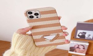 Projektant mody iPhone Case iPhone13 Stripe Stripe Highend Fall Dowód telefonu komórkowego Case 12 11 PROMAX X 7 8PLUS Wiele kolorów G5914958