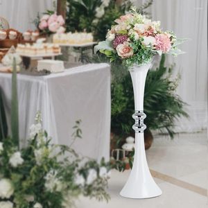 Party Decoration Metal Vases Luxury Table Vase Wedding Centerpiece Event Road Flower Rack för Home El CH185