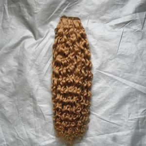 Wefts brasilianska jungfruhår honung blond 10 