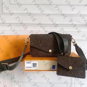 Pinksugao designer axelväska crossbody väska med plånbok handväska mode lyxig hög kvalitet stor kapacitet shoppingväska handväska 2 st/set Hongli-231221-75