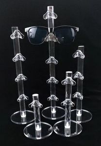 Sunglasses Clear Acrylic Sunglasses Stand for Glasses Showcase Eyeglasses Display Holder Case Jewelry Organizer Accessories Shelf Rack