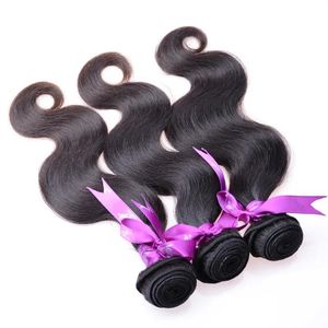 Wefts Rosa Hair Products Brazilian Virgin 4pc Brazillian Body Wave 100% Human Hair Weaving Unprocessed Virgin Remy Human Hair Weft Can B