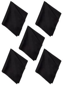10pcs Black Glasses Cloth Microfiber Cleaner Cleaning Glasses Lens Clothes Eyewear Accessories8558149