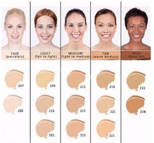 Concealer macol foundation smink 14 färger primer med box bas professionell ansikte makeup konturpalett i stock2870549