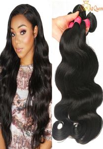 Brazillian Virgin Hair Body Wave 3 OR4 BUNDLES BRAZILIAN BODY WAVE GRADE 8A BRAZILIAN HUMMA HÅR EXTENSIONER Våt och vågig brasiliansk4981242