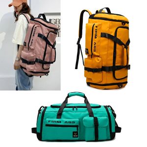 Grande mochila tática feminina ginásio fitness viagem bagagem bolsa de acampamento treinamento ombro duffle saco de esportes para homens malas 240102