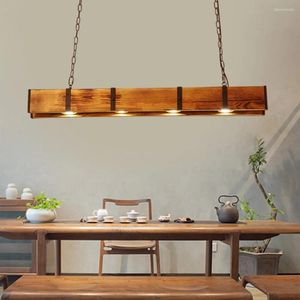 Pendant Lamps Ceiling Light Vintage Rustic Lamp Wood Beam Farmhouse Chandelier