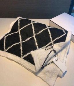 Kvinnor kashmir tjocka fasta halsdukar lady vinter tjockare varm mjuk pashmina sjalar wraps svart bokstavstryck kvinnlig klassisk pashmina 3787267