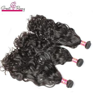 Wefts Brazilian Hair Bundles Sale 1034 Natural Wave Peruian Indian Malaysian Virgin Hair Extensions Wefts強力な横糸取引
