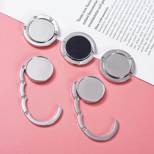 Party Favor Blank Folding Purse Hook Diy Handväska Holder Bag Hanger For Restaurant Dinning Wedding Event Table