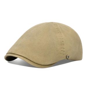 Czapki voboom 100% męskiego beret cotton gatsby kapelusz bluszcz czapka irlandzka newsboy czapka płaska czapka kapelusza kapelusze jazdy czapki golfowe