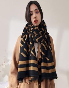 70180CM Designer Autumn Winter Casual Busseness Men Women Scarf Cashmere Scarves Plaid Cotton Shawl Wraps Tryckt broderi Luxu1162627