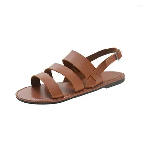 Bekväma avslappnade sandaler Lätt plattskor Kvinnor Summer Slippers Seaside Vacation Soft Fashion Beach 293 708 5 32081 68590 6890