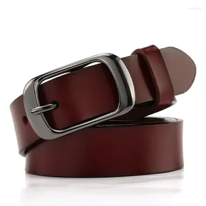 Belts Genuine Leather Men Casual Wide Pin Buckle Belt High Quality