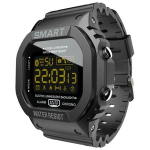 時計lokmat mk22カラースクリーンスマートウォッチボーイガール防水ブルートゥースウォッチメンズブラックホワイト電子監視