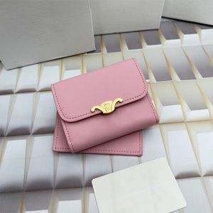 Fashion mini Wallets classic Card Holder Key Coin credit card wallet Designer Womens Zipper Bag passport holders Wallets metal logo Original box dust bag