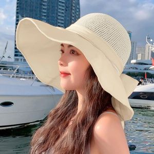 Boll Caps HatfoLable Floppy Wide-Brim Hatsummer Beach Women's Sun Cap Baseball Frat Boy Clothes