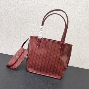 Designer-Tasche, modische Handtasche, Einkaufstasche, Brieftasche, Leder, Messenger-Schultertragehandtasche, Damentasche, große Kapazität, zusammengesetzte Einkaufstasche, karierter Doppelbuchstabe A001