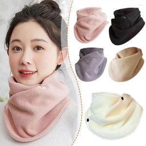 Scarves Lamb Fleece For Women Winter Warm Fake Collar Scarf Plush Bib Snood Female Windproof Wrap Neck Protection Colar