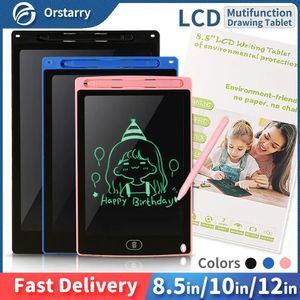 اللوازم الرسم اللوحة لوازم 8 5 10 12 بوصة LCD Tablet للأطفال ألعاب الأطفال أدوات الكتابة الإلكتروني