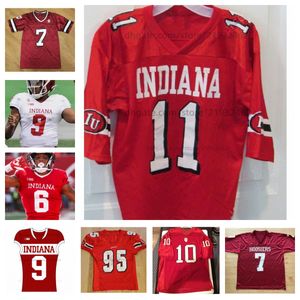 Personalizza la maglia da calcio Indiana Hoosiers College Tayven Jackson qualsiasi nome qualsiasi numero Dexter Williams II Nick Westbrook Donavan Hale Whop Philyor Peyton Ramsey