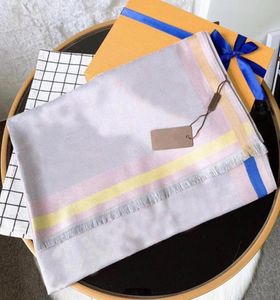 Designer de moda feminina lenço de seda outono lã cachecóis letras clássicas envoltório unisex xale cachecóis tamanho 18070 alta qualidade 4 cores o9688332