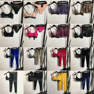 Kobiety stanik bikini stroju kąpielowego luksusowy projektant Podziału stroje kąpielowej Kąciki Kąciki Sexy Beach Holiday Briefs Sportowe stroje jogi przycięte stanik bla tank singlet legginsy