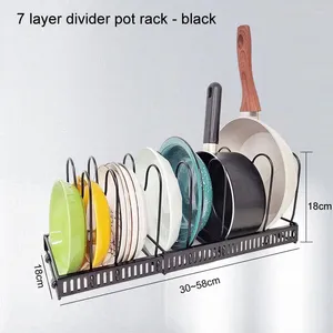 Kitchen Storage Rack Multi-Functional Extractable Pots And Pans Multi-Layer Adjustable Jar Organizer Accessories