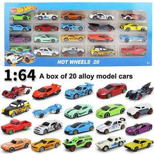 Cars Hot Wheels Mini Mix Alloy Model Track Diecast ESS BSC 20 Car Pack Kid Toys For Children Birthday Gift