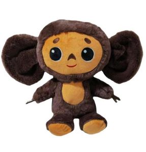 Cheburashka brinquedo de pelúcia olhos grandes macaco macio cheburashka boneca orelhas grandes macaco para crianças rússia cheburashka pelúcia animal brinquedos3275664