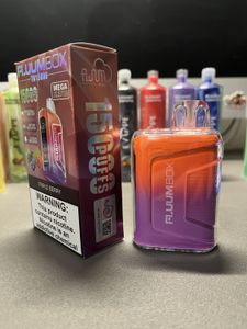 Oryginalne 15000 zaciągnięć Regulowane przepływ powietrza jednorazowe Vape 0% 2% 3% 5% Nikotyna E papierosowa skrzynka Fluum 15k Tornado 12000 Vape z akumulator