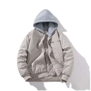 EssentialSjacketデザイナーファッションメンズ新しい秋/冬のトレンディなブランド野球ジャケットコートゆるい汎用性のある男性と女性カップルパイロット肥厚した綿コート